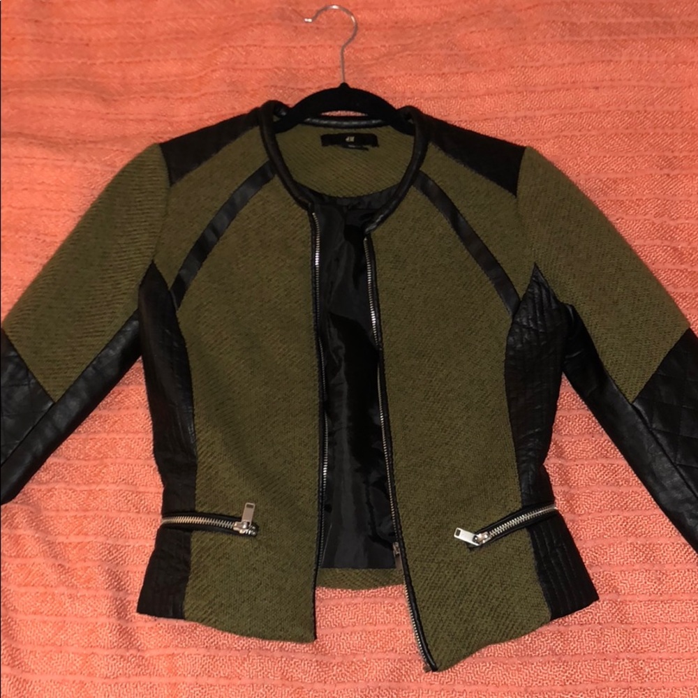 H&M leather blazer/jacket